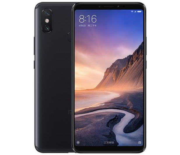 Xiaomi Mi Max 3 4/64GB Czarny - 460874 - zdjęcie